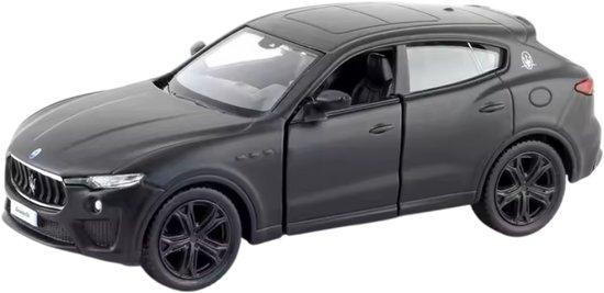 Maserati Levante GTS (Zwart) (14 cm) 1/36 - Speelgoedauto - Modelauto - Miniatuurauto - Schaalmodel - Model Auto Jongens - Speelgoed Auto van Maserati