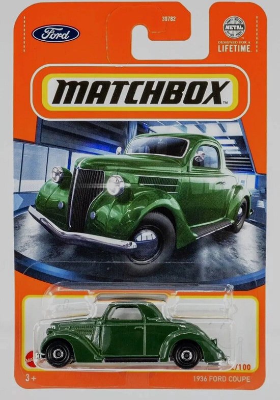 MATCHBOX 1936 FORD COUPE GREEN (1:64) van Matchbox