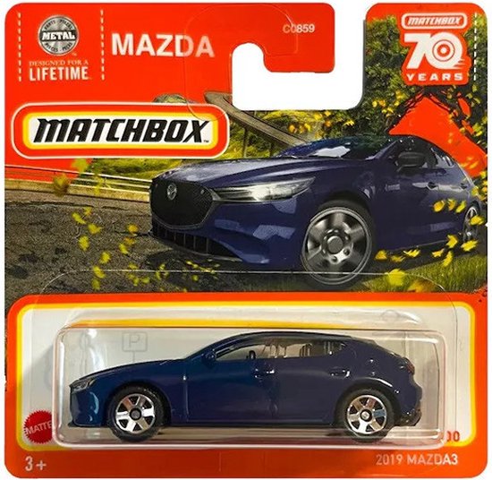 MATCHBOX 2019 MAZDA METALLIC BLUE (1-64) van Matchbox
