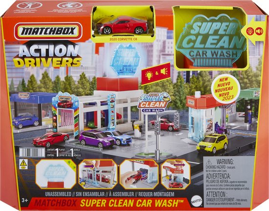Matchbox Action Drivers Matchbox Autowasstraat Superschoon van Merkloos
