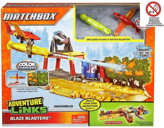 Matchbox Adventure Links Blaze Blaster van Merkloos