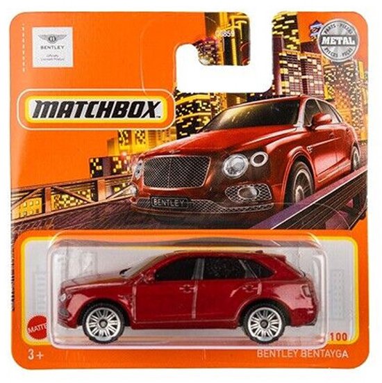 MATCHBOX BENTLEY BENTAYGA 82-100 METALIC RED (1:64) van Matchbox