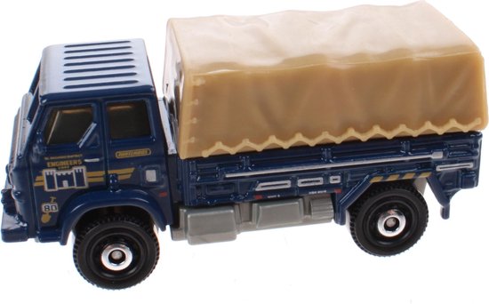 Matchbox Camo Convoy Metal 6,5 Cm Schaal 1:64 Blauw/bruin van Matchbox