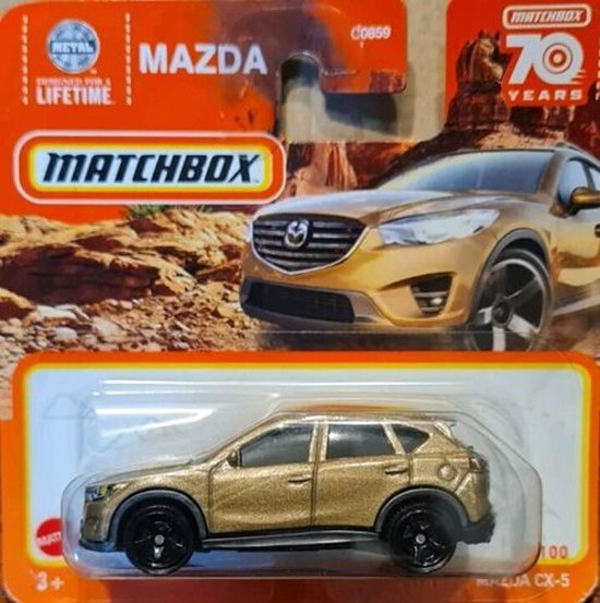 MATCHBOX MAZDA CX-5 BRONS METALIC (1:64) van Matchbox