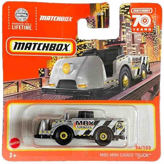 MATCHBOX MBX MINI CARGO TRUCK 54-100 SILBER (1:64) van Matchbox