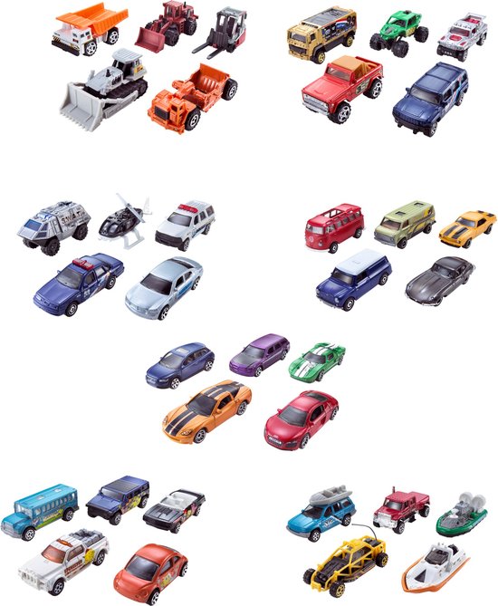Matchbox Set met 5 auto's - Raceauto's - speelgoedauto van Matchbox