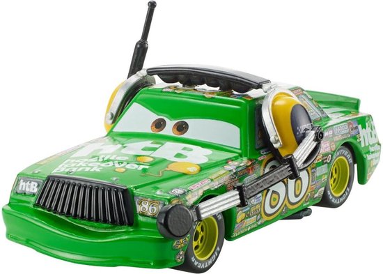 Mattel Disney Cars 3 Chick Hicks - Groene auto van 8 cm voor jongens - Vanaf 3 jaar van Merkloos