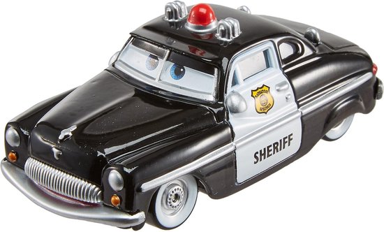 Mattel Disney Cars Sheriff - Speelgoedauto voor Cars-fans - Vanaf 3 jaar van Merkloos