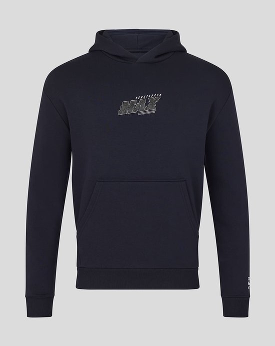 Max Verstappen Graphic Pixel Back Hoody Blauw 2026 Maat L van Merkloos