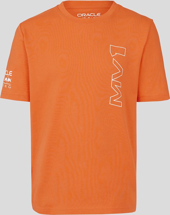 Max Verstappen Oranje Kids T-Shirt S (128-134) - Oracle Red Bull Racing