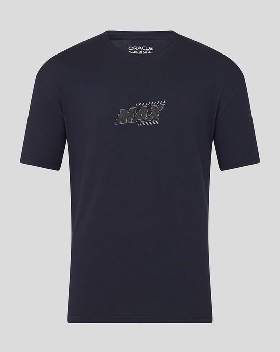 Max Verstappen Small Logo T-shirt Blauw 2026 Maat 5XL van Merkloos