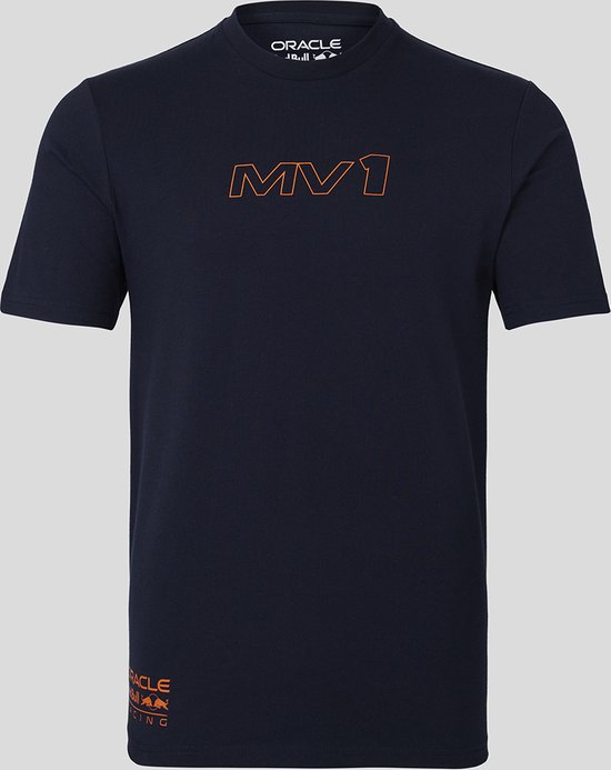 Max Verstappen T-shirt Blauw XL - Oracle Red Bull Racing - Formule 1 van Merkloos