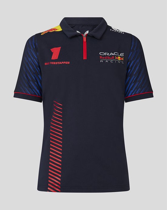Max Verstappen Teamline Driver Kids Polo 2023 S (128-134) van Red Bull Racing