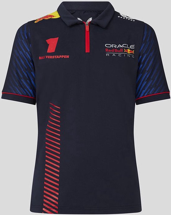 Max Verstappen Teamline Driver Kids Polo 2023 XL (164) van Red Bull Racing
