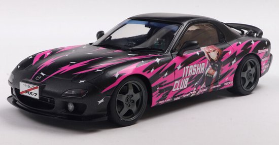 Mazda RX7 FD3RS Solido Works ITASHA Club '99, roze (pink) Solido schaal 1:18 van Merkloos