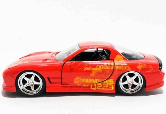 Mazda RX7 modelauto 2 Fast 2 Furious 1:32 Fast and Furious Jada Toys van Jada Toys