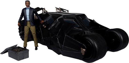 McFarlane Toys DC Multiverse Vehicle Tumbler with Lucius Fox (The Dark Knight) (Gold Label) van McFarlane Toys