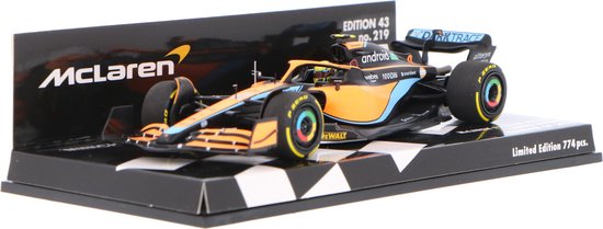 McLaren F1 Team MCL36 #4 Bahrain GP 2022 - 1:43 - Minichamps van McLaren