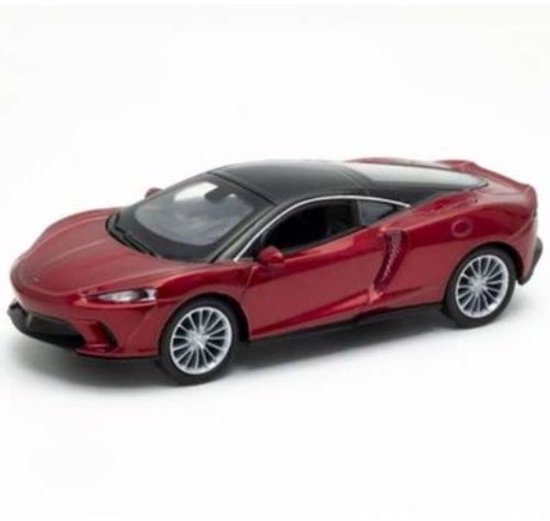 McLaren GT (Rood) (10 cm) 1/34 Welly - Speelgoed auto voor kinderen jongens meisjes - Modelauto Schaalmodel Miniatuurauto - Speel auto cadeau kind van Merkloos