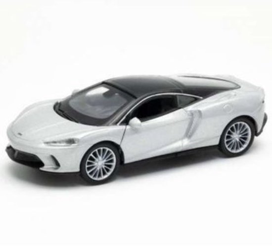 McLaren GT (Zilver) (10 cm) 1/34 Welly - Speelgoed auto voor kinderen jongens meisjes - Modelauto Schaalmodel Miniatuurauto - Speel auto cadeau kind van Merkloos