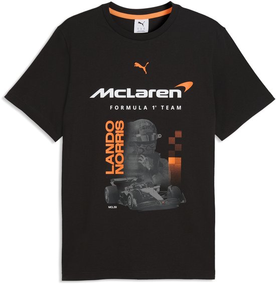 McLaren Lando Norris Fan Shirt Zwart 2026 S - Formule 1 van Merkloos