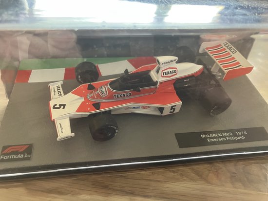 McLaren M23 - Emerson Fittipaldi - 1974 - Atlas 1:43 van Atlas