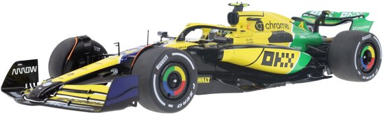 McLaren MCL38 Solido Modelauto 1:18 2024 Lando Norris McLaren Formula 1 Team S1814203 Monaco GP van Solido