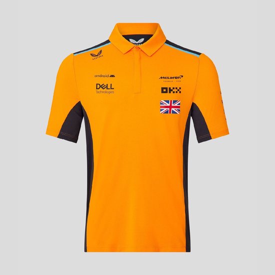 Mclaren Mclarens Replica Polo Shirt Norris Autumn Glory/Phantom Xxl van Merkloos