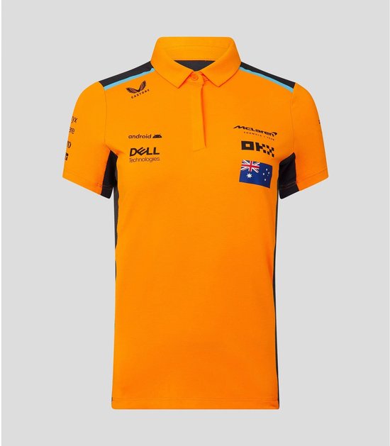 Mclaren Mclarens Replica Polo Shirt Oscar Piastri Autumn Glory/Phantom L van Merkloos