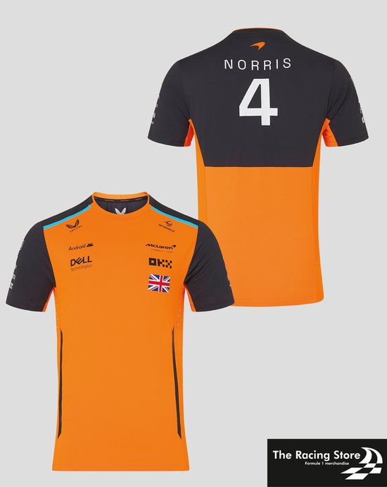 Mclaren Norris Shirt Oranje 2024 XXL - Lando Norris - Formule 1 - LN4 van McLaren