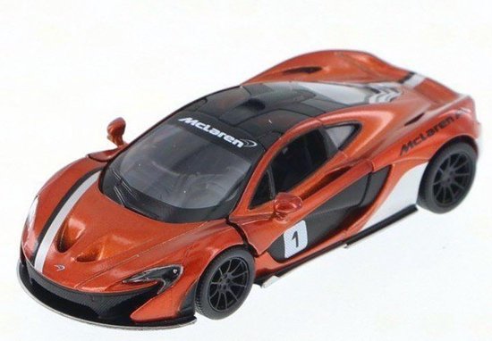 McLaren P1 (Copper) – 1:36 Kinsmart  - Modelauto - Schaalmodel - Model auto  - Miniatuurauto - Miniatuur autos van McLaren