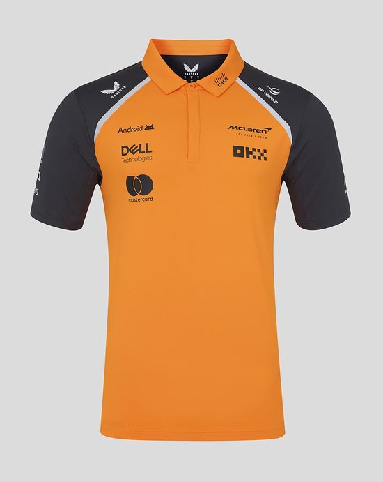 Mclaren Teamline Polo Oranje 2025 XXL - Lando Norris - Oscar Piastri van McLaren