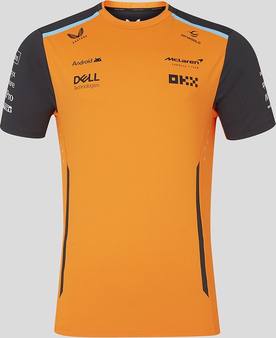 Mclaren Teamline Shirt Oranje 2024 L - Lando Norris - Oscar Piastri van McLaren