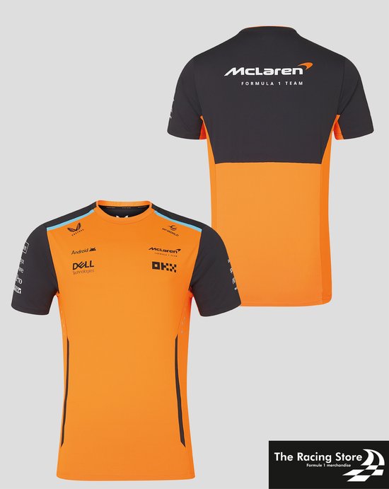 Mclaren Teamline Shirt Oranje 2024 XXL - Lando Norris - Oscar Piastri van McLaren