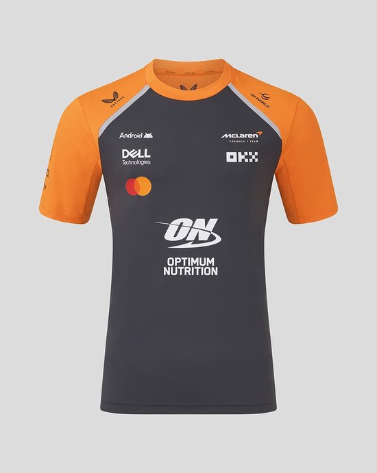 Mclaren Teamline T-shirt Grijs XXL - Lando Norris - Oscar Piastri van McLaren