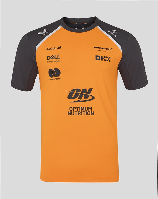 Mclaren Teamline T-shirt Oranje 2025 XL - Lando Norris - Oscar Piastri - Formule 1 van McLaren