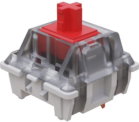 Mechanische RGB-schakelaars voor Gaming-toetsenbord - 65 Stuks, Lineair, 45 g Kracht, 3-Pins SMD van Merkloos