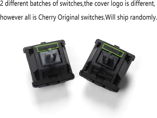 Mechanische Toetsenbord Schakelaars - Keyboard Switches - Toetsenbord Reparatie - Originele Cherry MX - 47 stuks - Rood van Merkloos