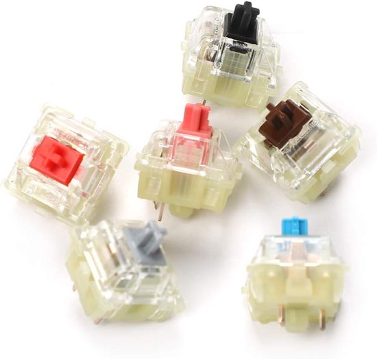 Mechanische Toetsenbord Schakelaars SMD RGB Compatibel - 3-pins Lineair & Tactiel voor Gaming en Typen
