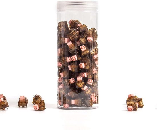 Mechanische Toetsenbord Schakelaars - Type Schakelaars - Gaming en Kantoor - Lineaire Schakelaar - 110 stuks - Roze