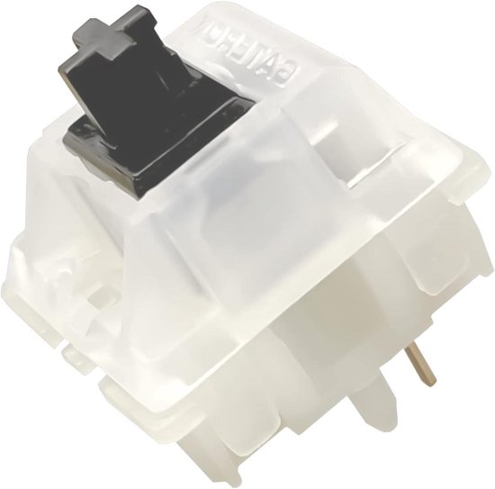 Mechanische Toetsenbord Schakelaars - Vervangende Switches - Gaming en Typen - 5-Pins Lineair Gevoel - 72 Stuks - Zwart van Merkloos