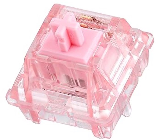 Mechanische Toetsenbord Switches 38gf Lineair - 30 Stuks POM en Duidelijke PC Behuizing voor Gaming DIY