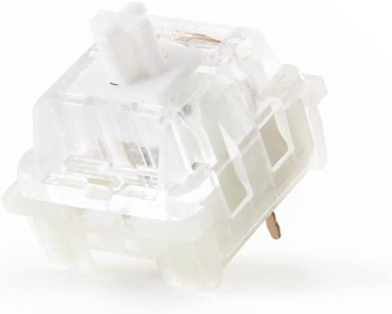 Mechanische Toetsenbord Switches - Lineaire Switches - Typen en Gamen - Verbeterde Soepelheid - 110 Stuks - Transparant Wit