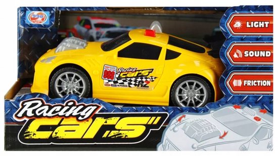 Mega Creatieve Raceauto - Geluid en Licht, 20x11x10cm van Mega Creations