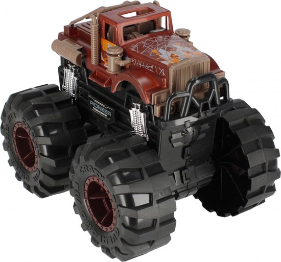 MEGA CREATIVE - Bruine terreinwagen met grote wielen, voor vanaf 3 jaar van MEGA CREATIVE