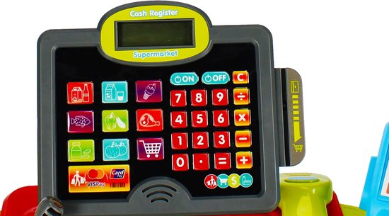 MEGA CREATIVE - Kassa met accessoires, spelen in de winkel, voor vanaf 3 jaar van MEGA CREATIVE
