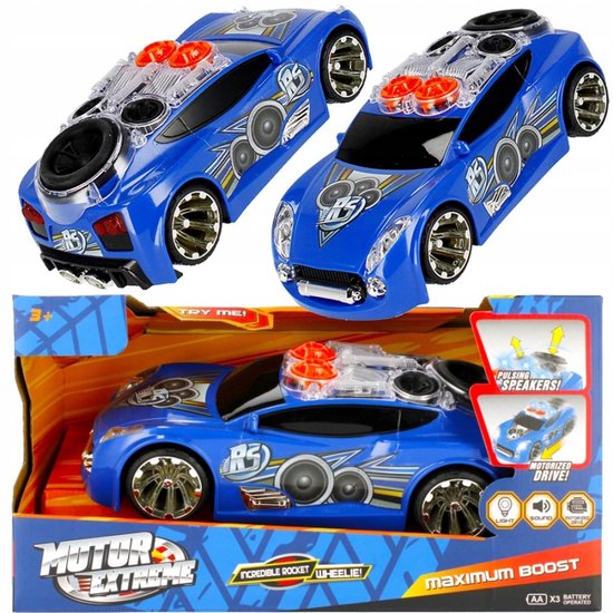 Mega Creative Race Auto met Licht & Geluid - Speelgoedauto 3+ van Merkloos