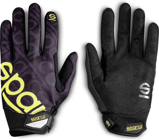 Men's Driving Gloves Sparco MECA III Black Size XL