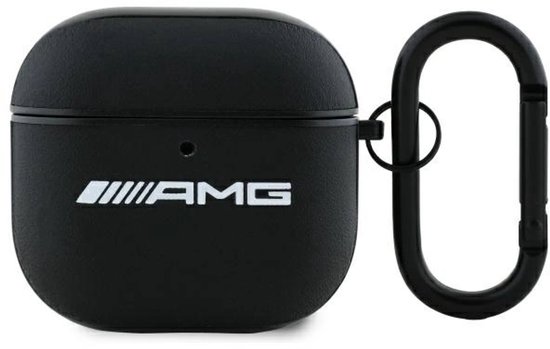 Mercedes Am Amg Case Cover Voor Airpods 4 Met Wit Logo Luxe Versie van Mercedes