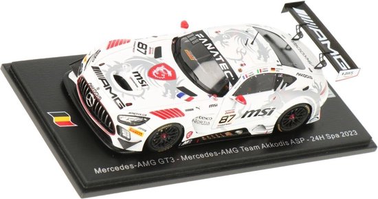 Mercedes-AMG GT3 Team Akkodis ASP #87 24H Spa 2023 - 1:43 - Spark van Mercedes
